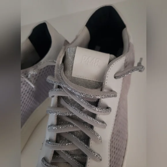 New P448 Thea Low Top Platform Sneakers - Picture 9 of 11